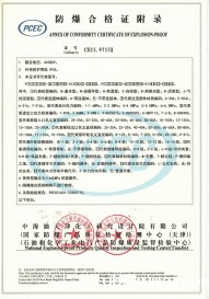 防爆合格证CT4 